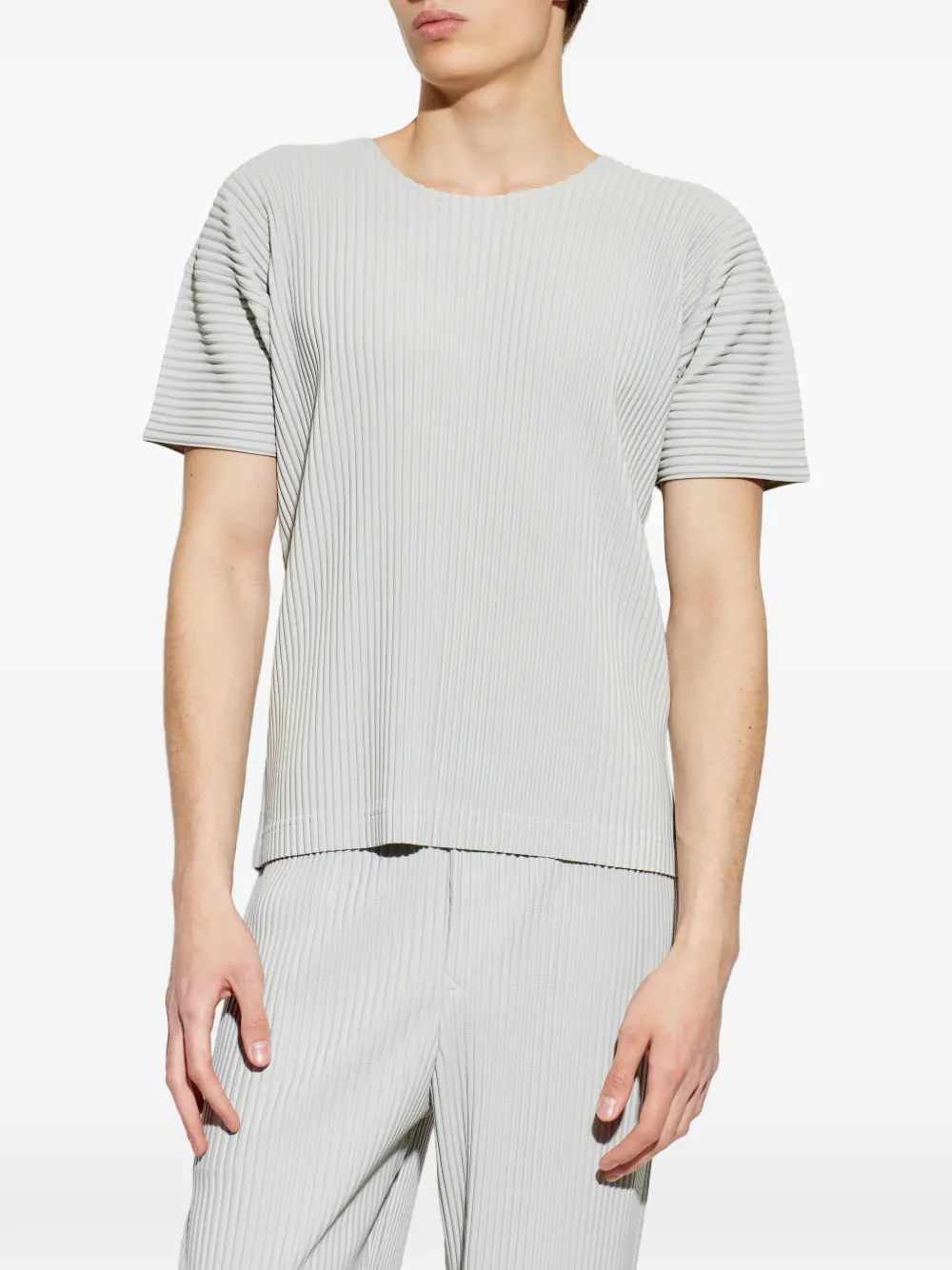Homme Plissé Issey Miyake Geplooid T-shirt Grijs