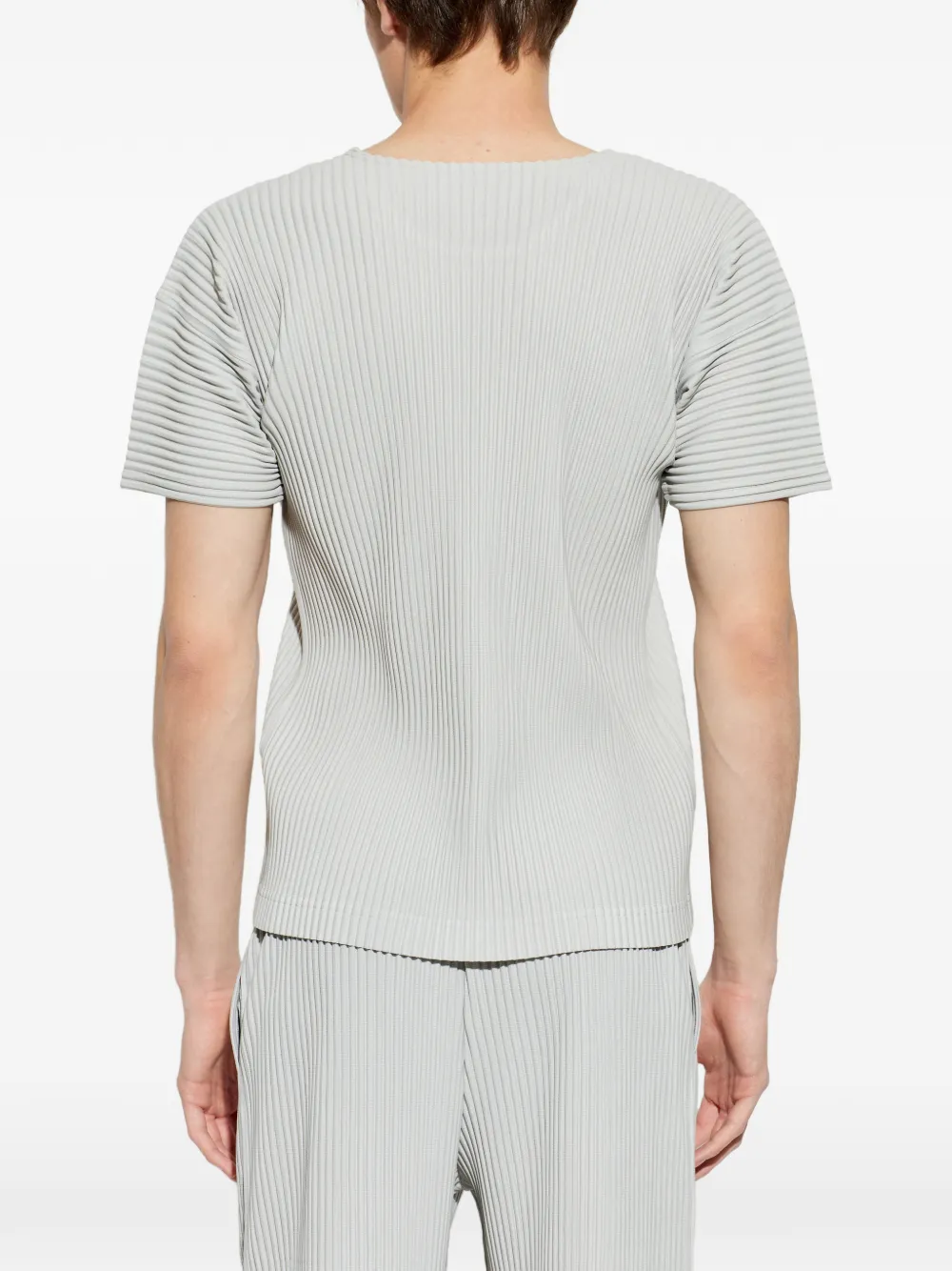 Homme Plissé Issey Miyake Geplooid T-shirt Grijs