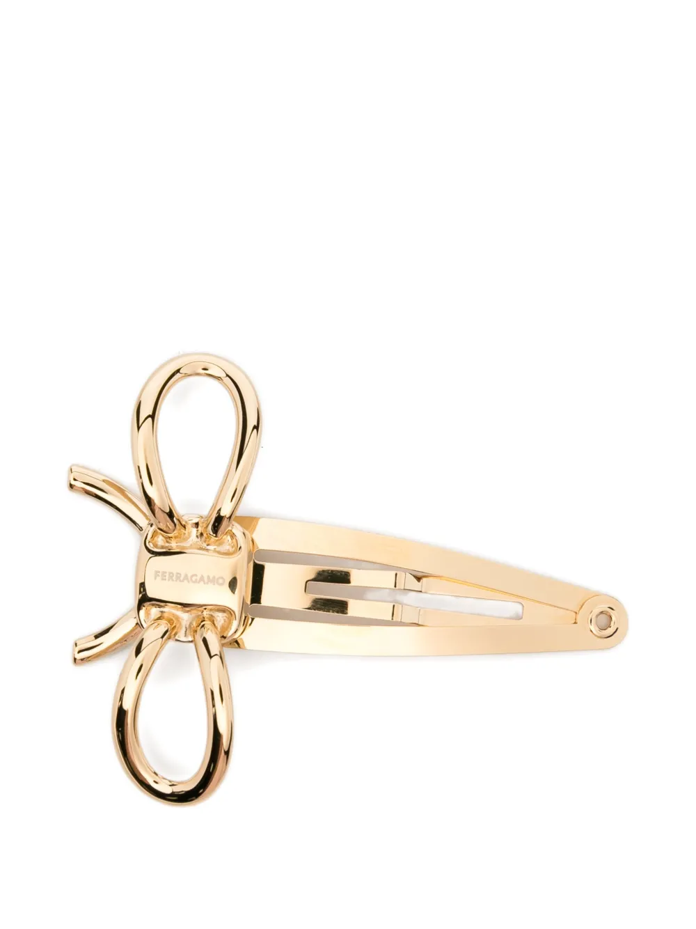 Ferragamo bow-detail hair clip - Oro