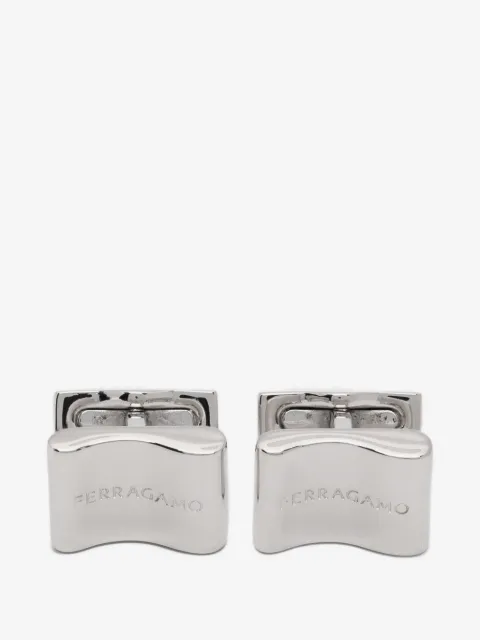 Ferragamo Manchetknopen met gegraveerd logo