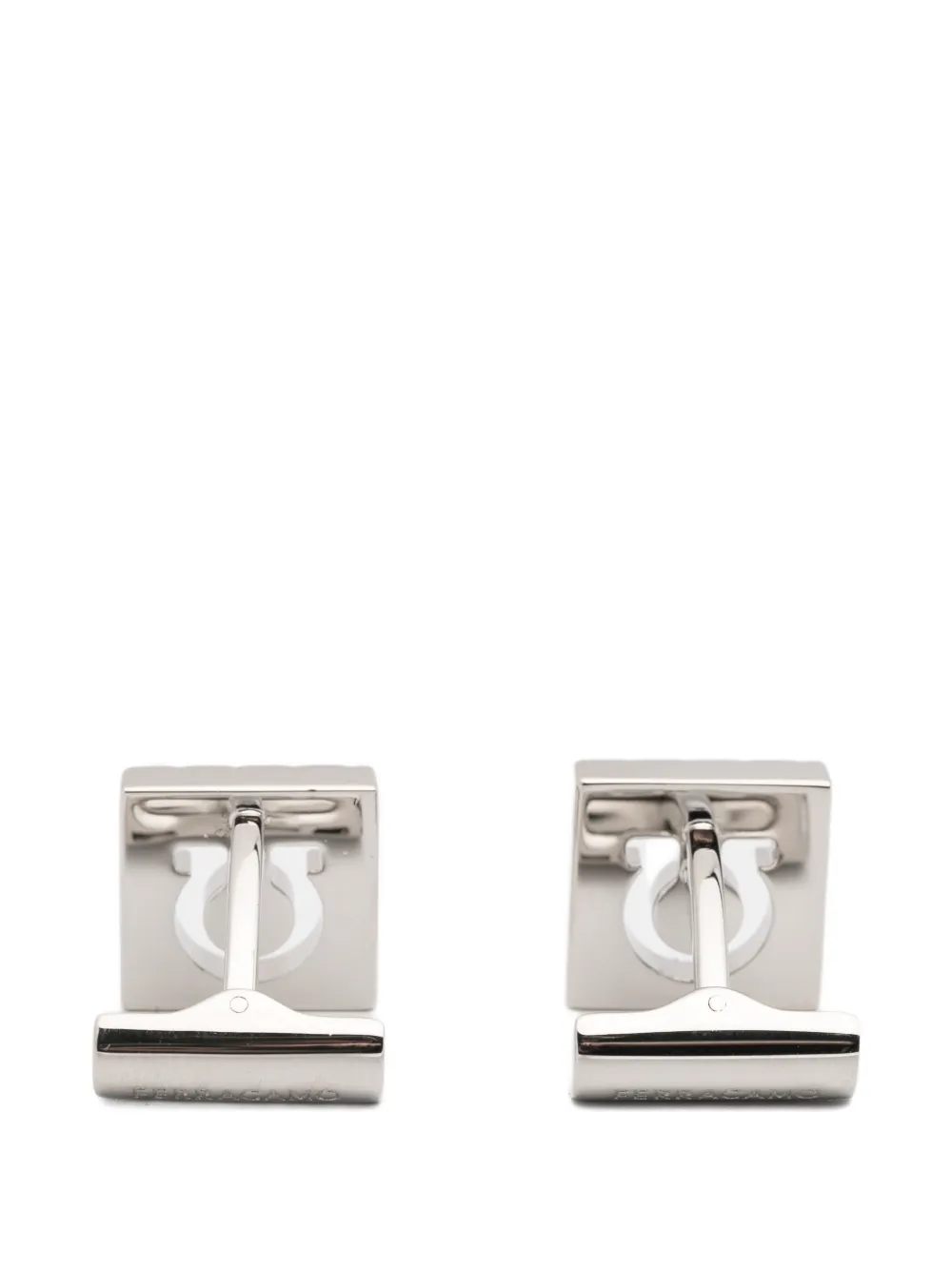 Ferragamo Gemelli Gancini Incisi - Argento 