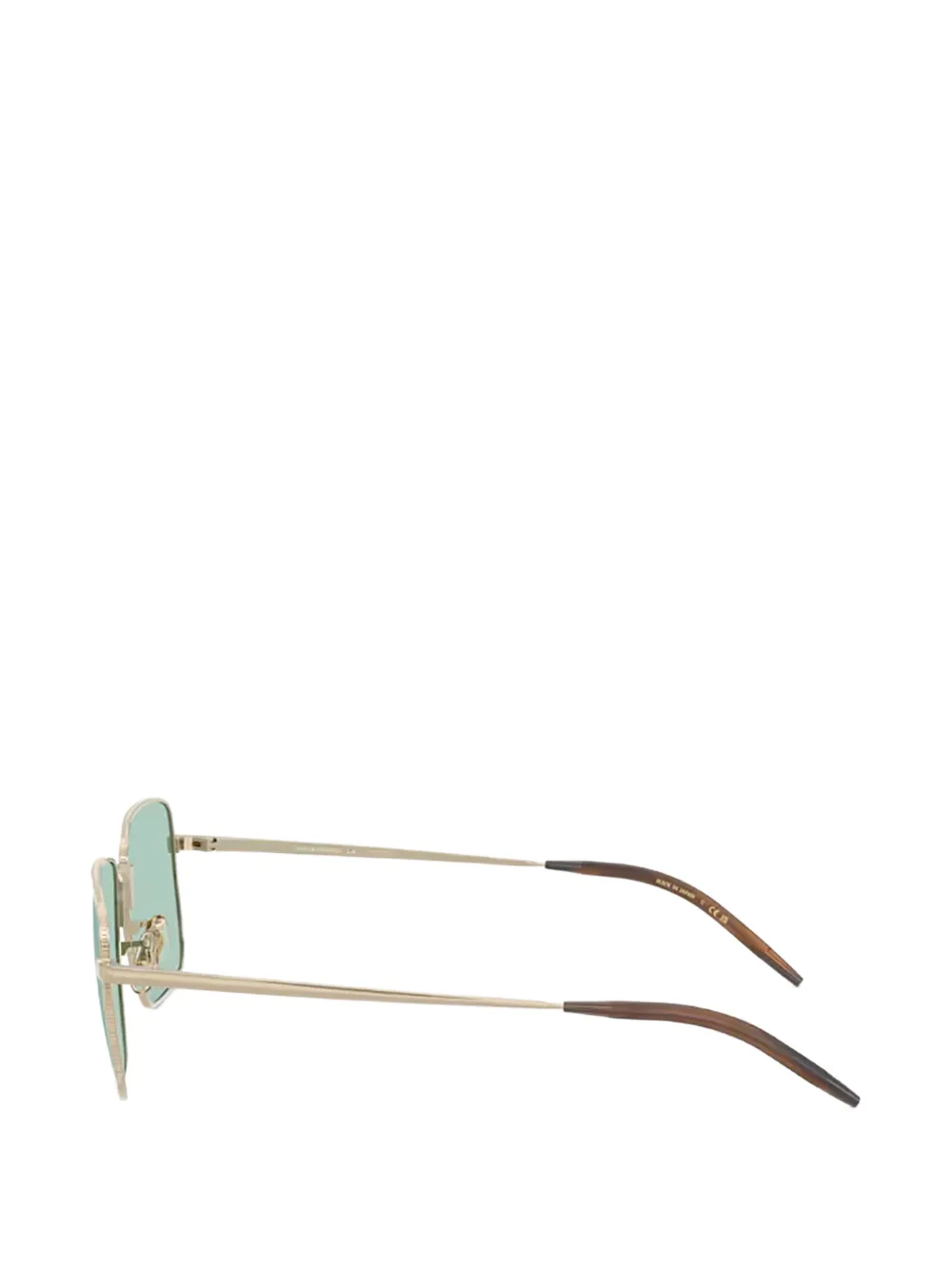 Oliver Peoples Welston zonnebril met vierkant montuur Goud