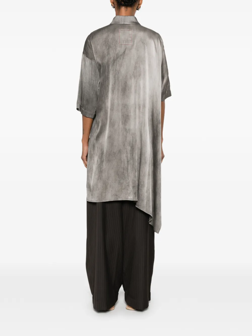 Uma Wang Asymmetrisch blouse Grijs