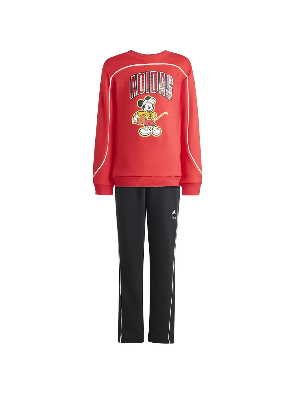 adidas Kids Mickey Mouse graphic-print tracksuit - Rosso
