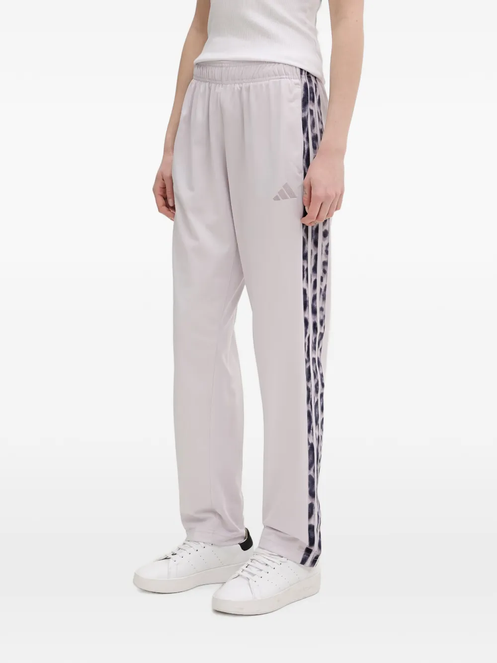adidas leopard-print detail tracksuit set Paars