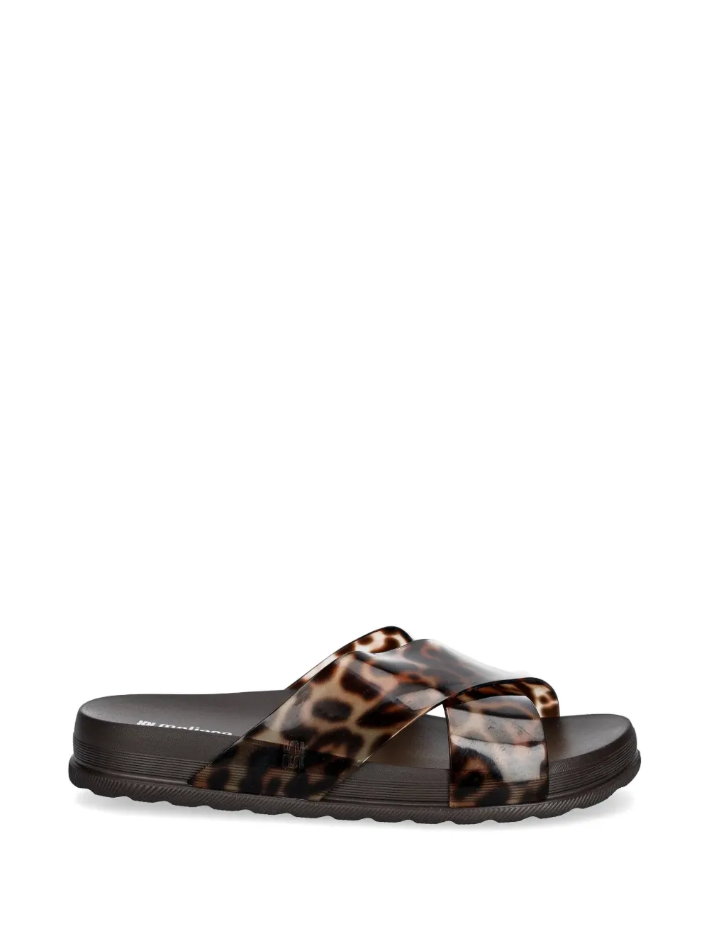 Melissa leopard-print crossover sandals Bruin