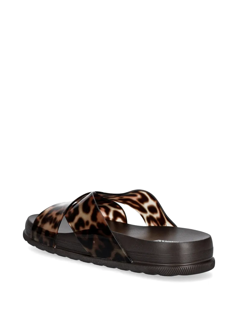 Melissa leopard-print crossover sandals Bruin