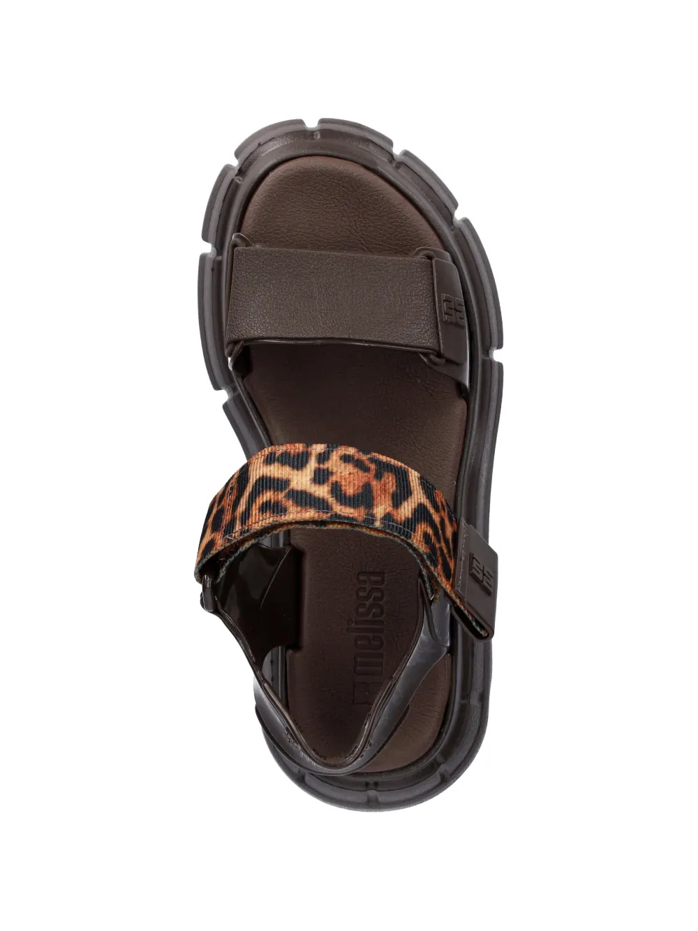 Melissa leopard-print touch-strap sandals Bruin