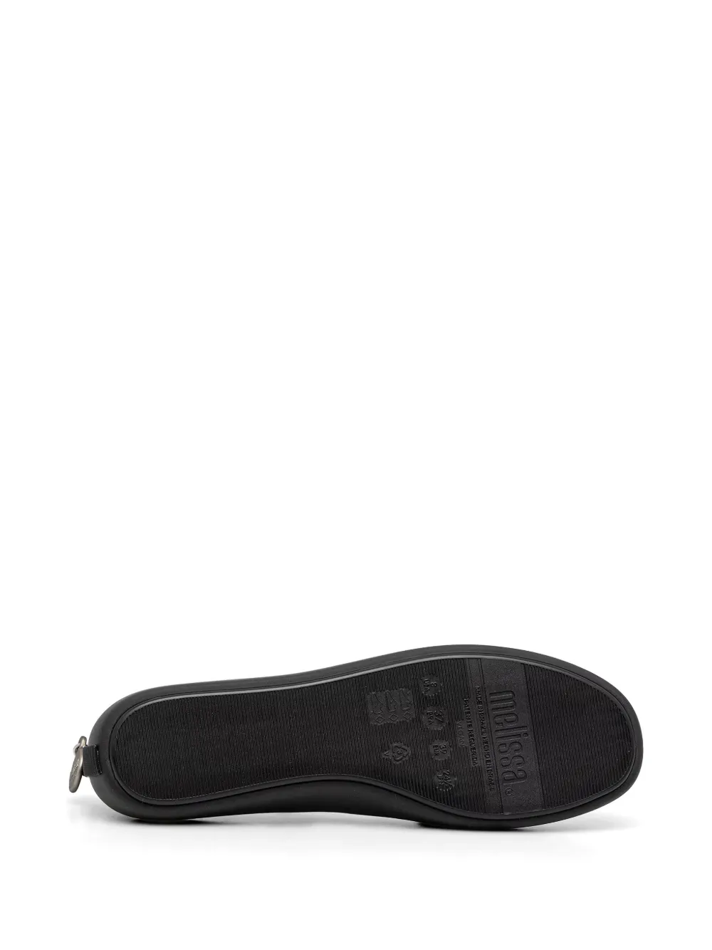 Melissa lace-up ballet flats Zwart