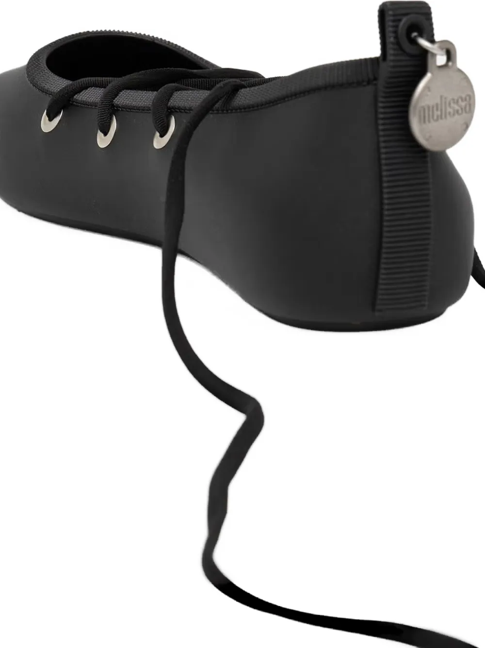 Melissa lace-up ballet flats Zwart