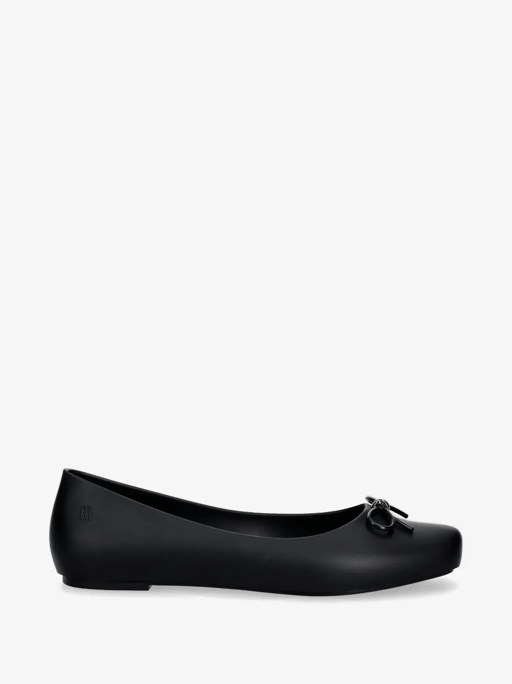 bow-detail square-toe ballet flats