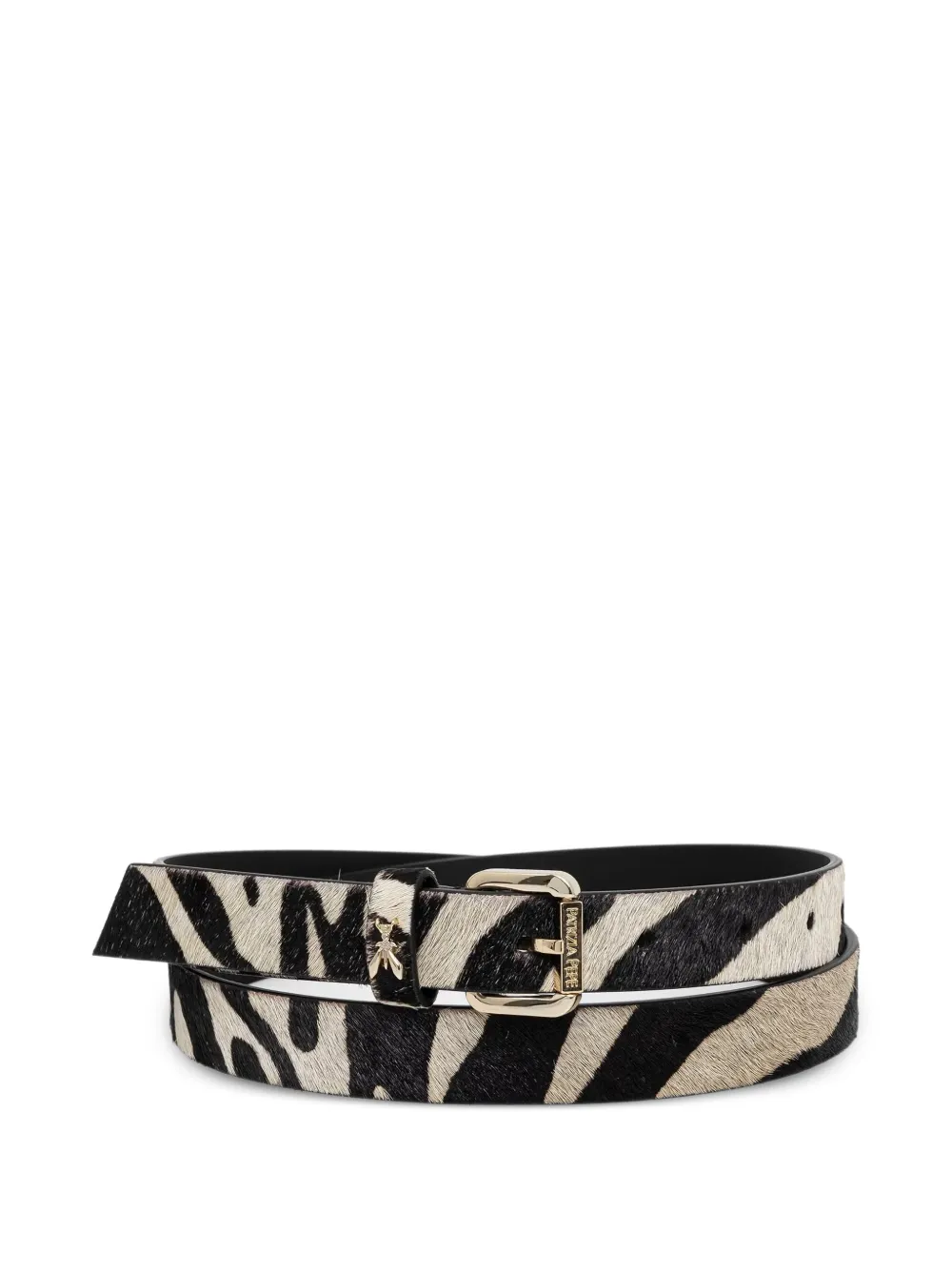 Patrizia Pepe zebra-print Fly belt - Nero