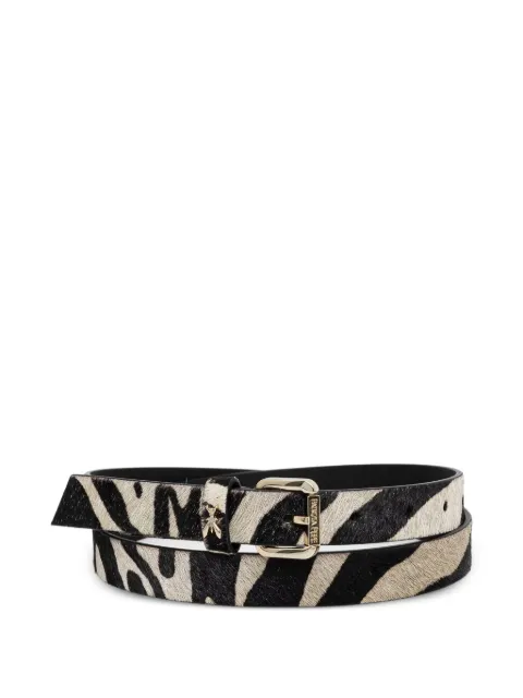 Patrizia Pepe zebra-print Fly belt