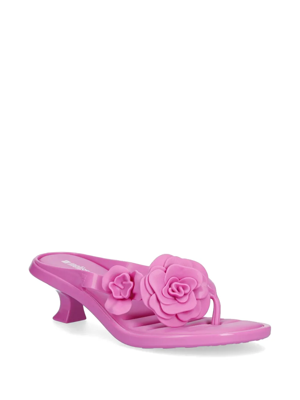 Melissa Petals kitten-heel flip-flops Roze