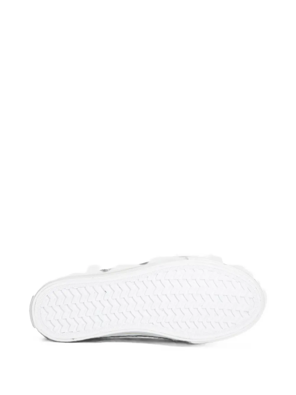 Patrizia Pepe girl charm-embellished high-top sneakers Wit