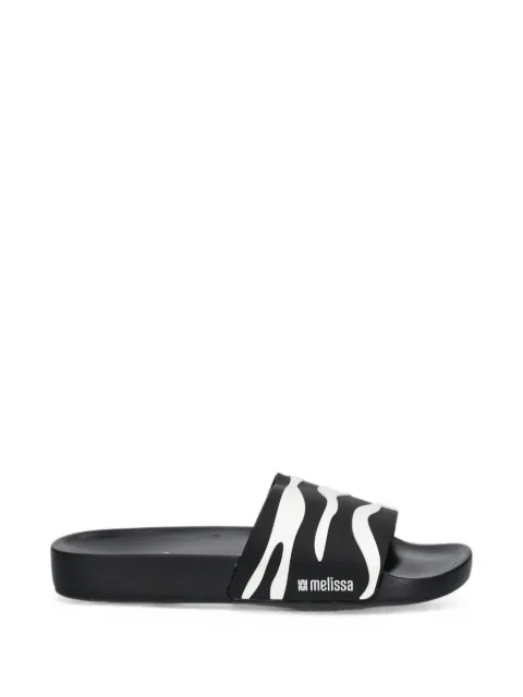 Melissa sandaler med zebra-print