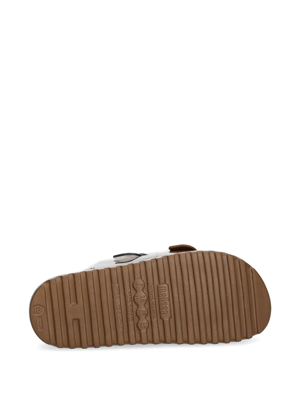 Melissa Cozy buckle-fastening sandals Bruin