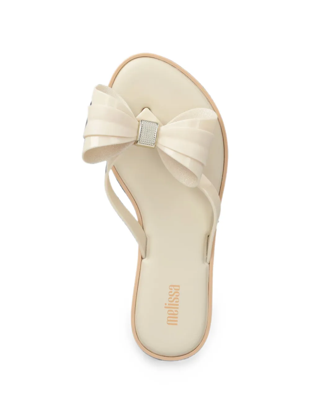Melissa bow-detail flip-flops Beige
