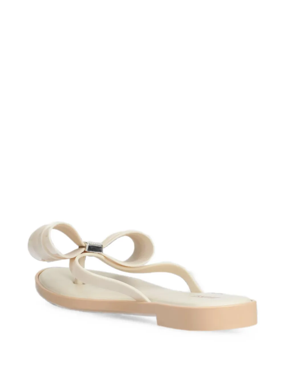 Melissa bow-detail flip-flops Beige