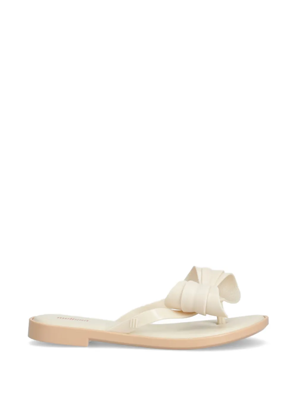 Melissa bow-detail flip-flops - Nude