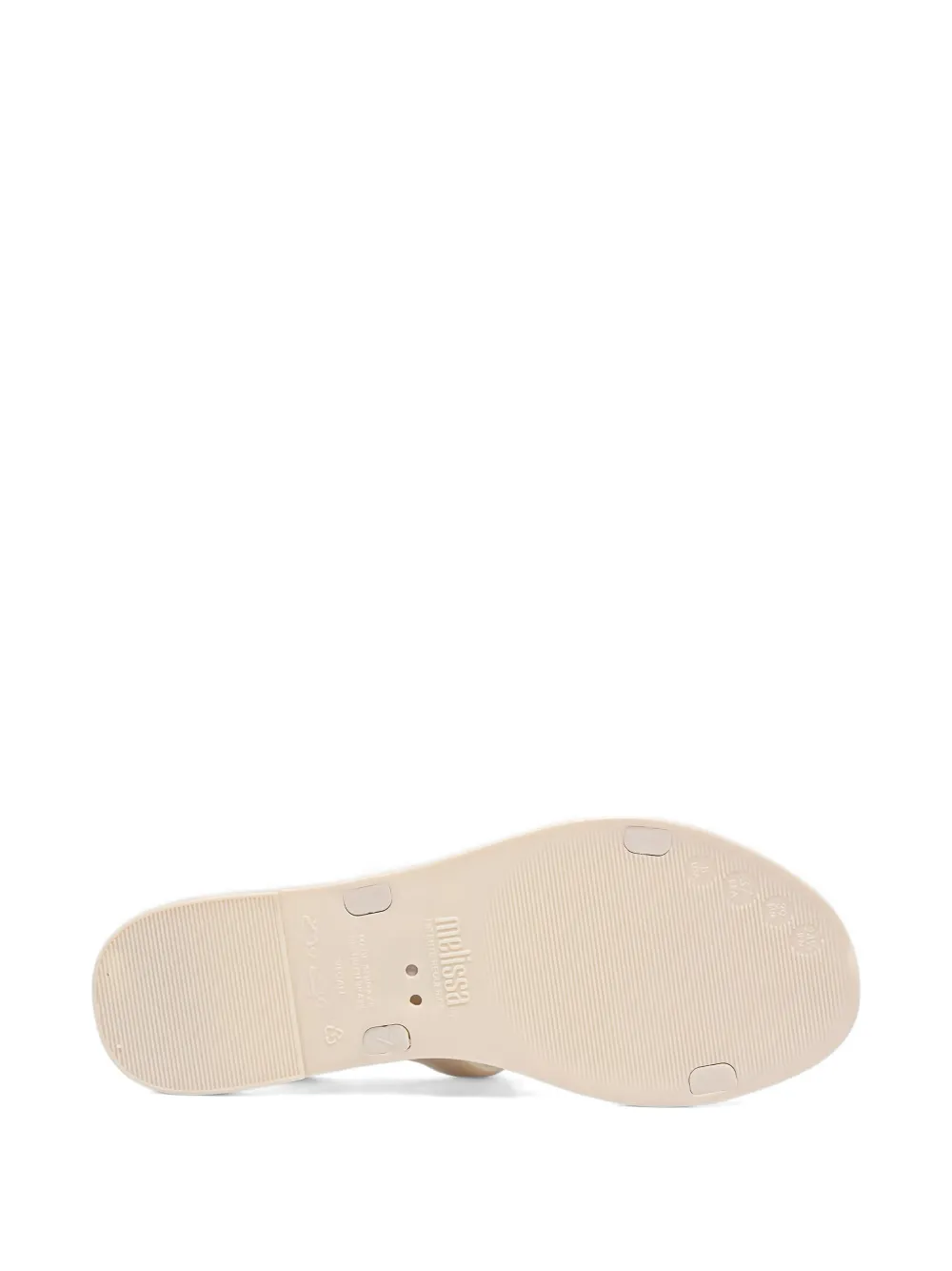 Melissa embellished buckled sandals Beige