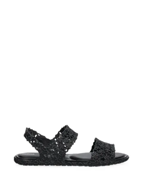Melissa Gehäkelte Slingback-Sandalen