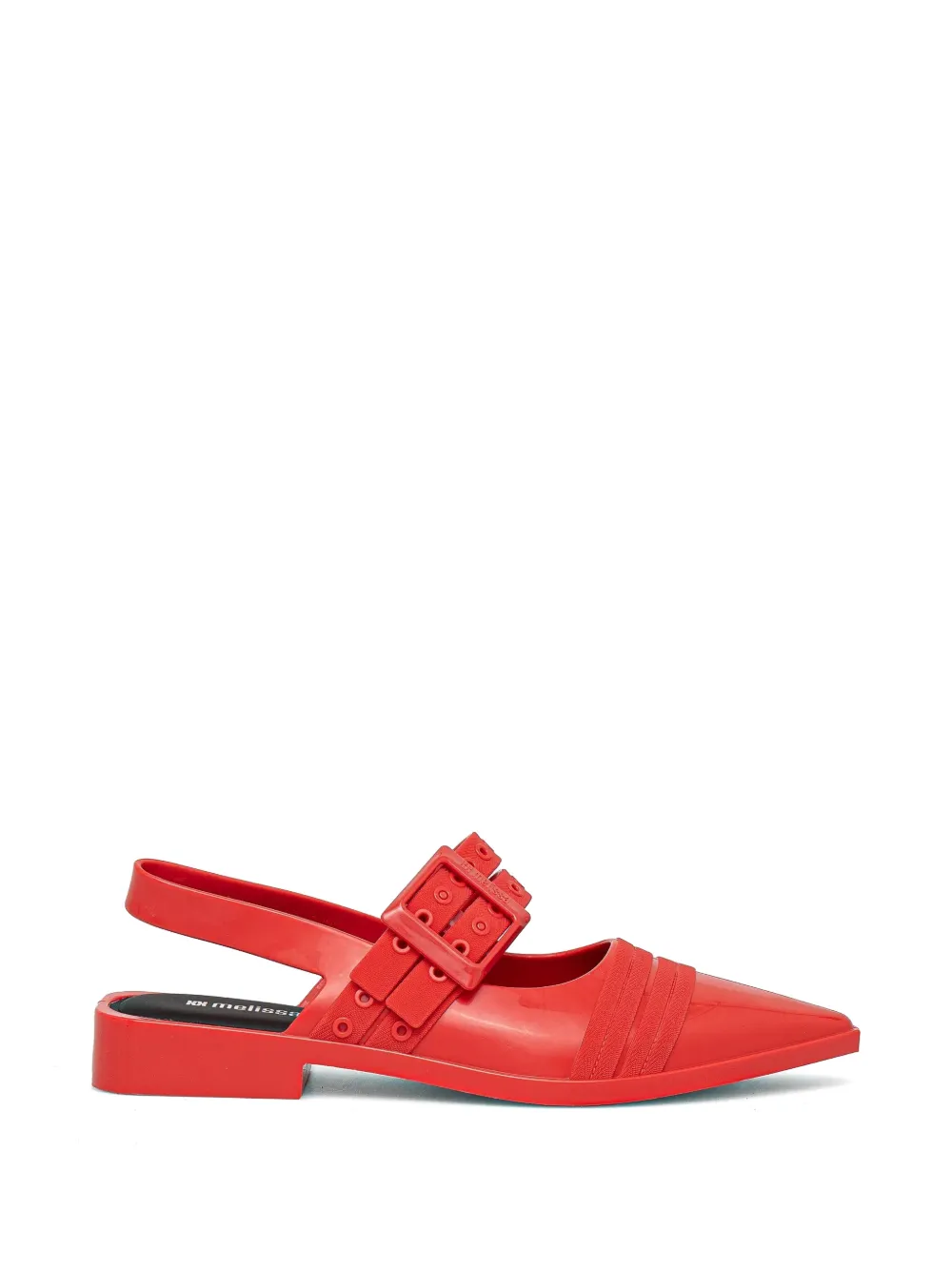 Melissa ballerines Ladylike pointues à boucle - Rouge Melissa ballerines Ladylike pointues à boucle - Rouge