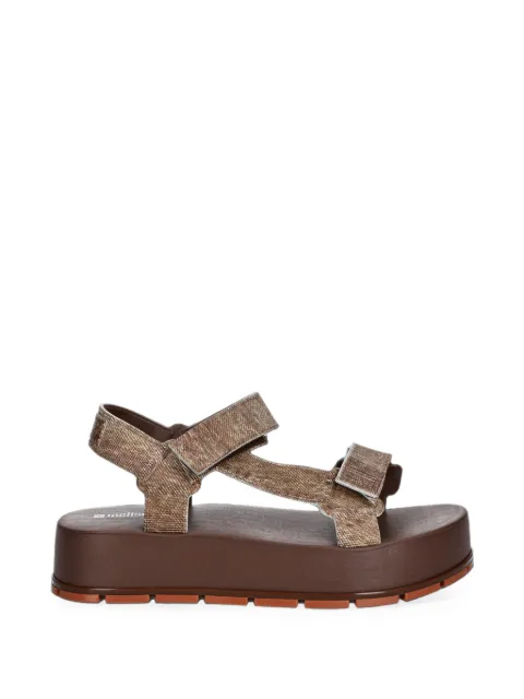 Melissa Flowing touch-strap platform sandals