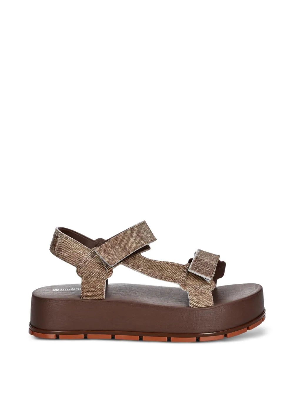Melissa Flowing touch-strap platform sandals