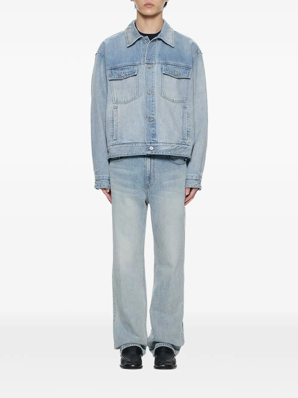 Wooyoungmi Jack met logopatch Blauw