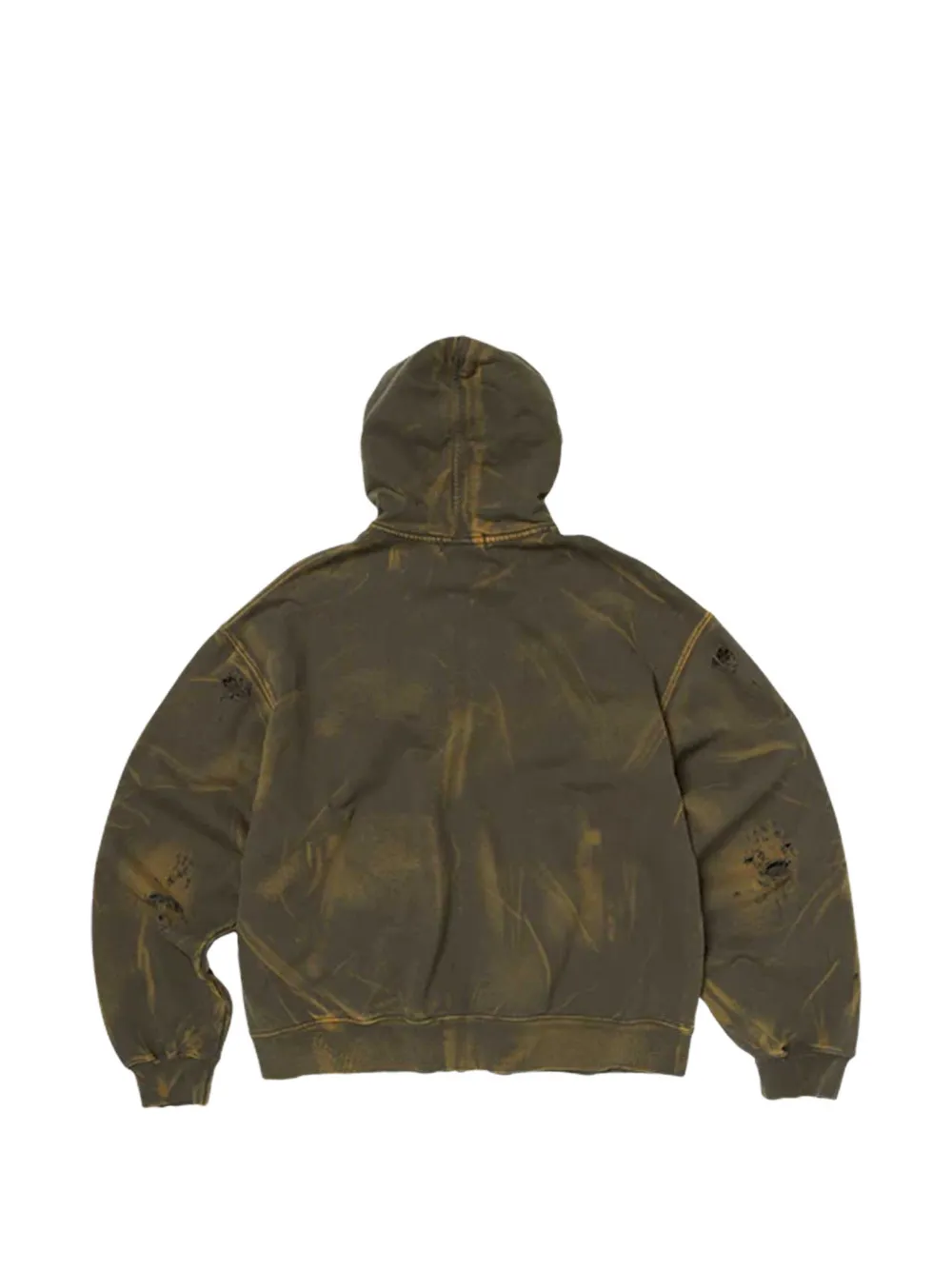 THUG CLUB Hoodie met rits Groen