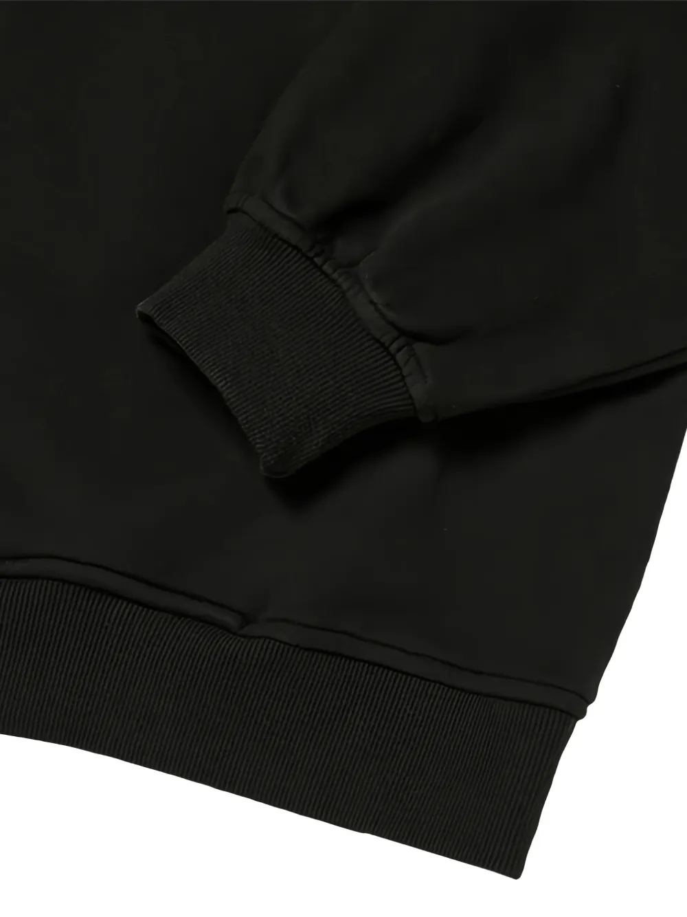 THUG CLUB Hoodie met logodetail Zwart