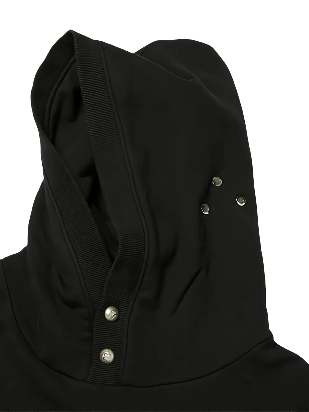 THUG CLUB Hoodie met logodetail Zwart
