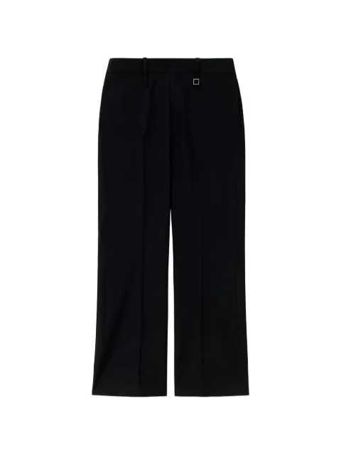 Wooyoungmi logo-detail belt-loop trousers