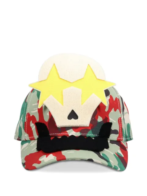 Walter Van Beirendonck gorra de béisbol con estampado militar