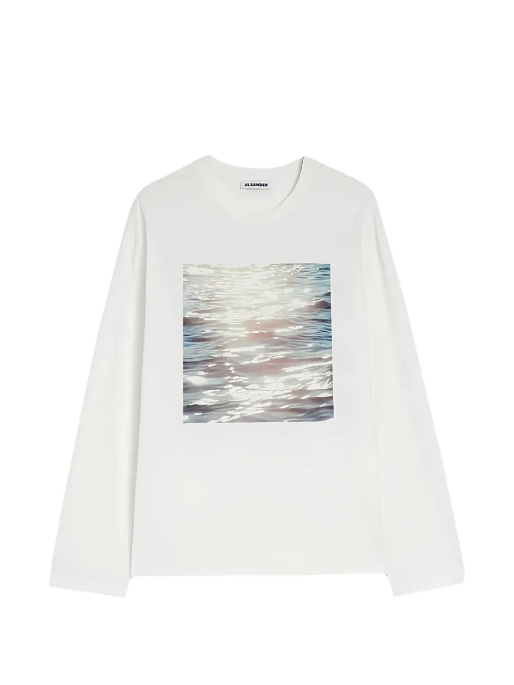 Jil Sander Top con stampa - Bianco