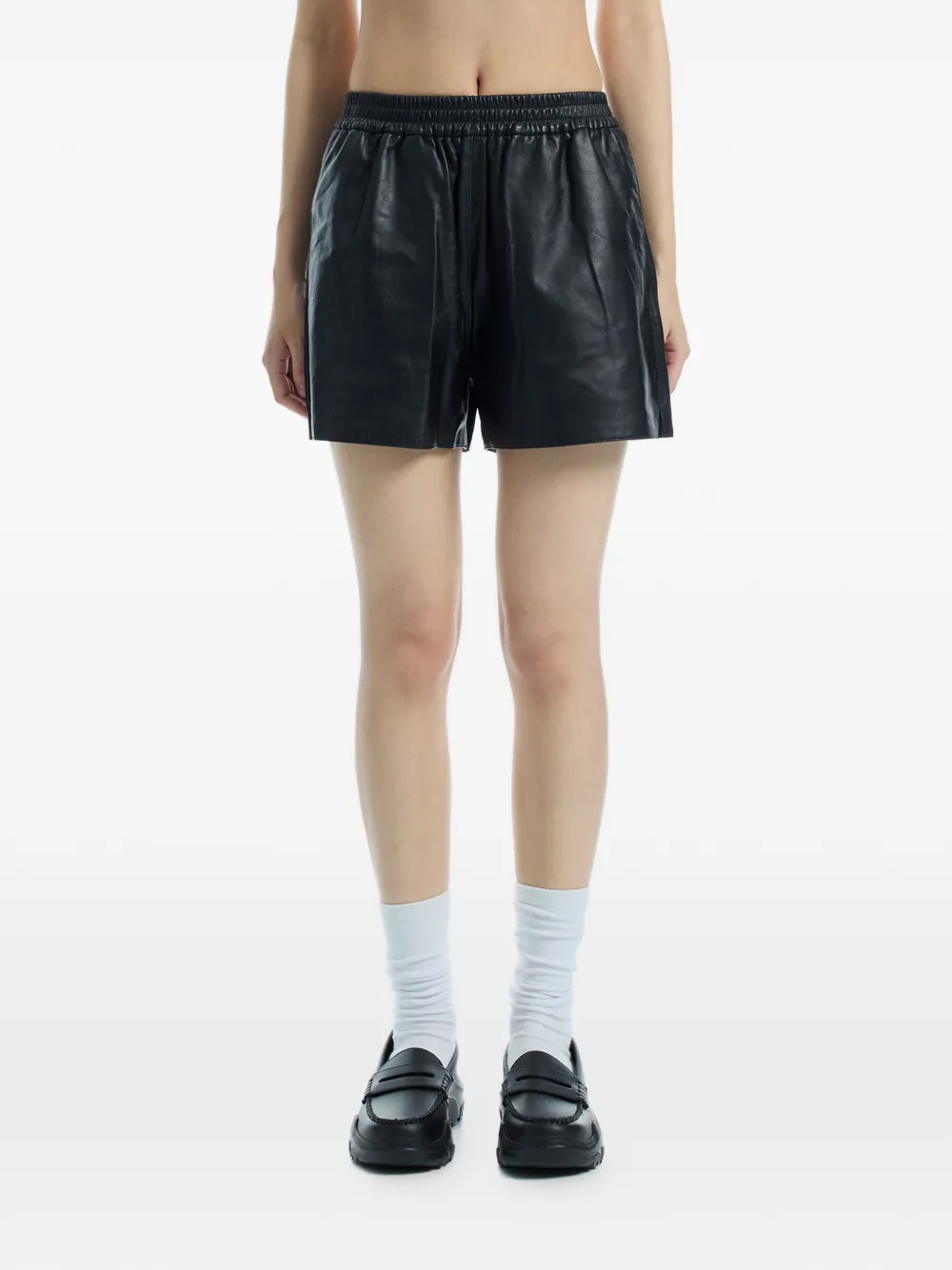 leather Fyona shorts