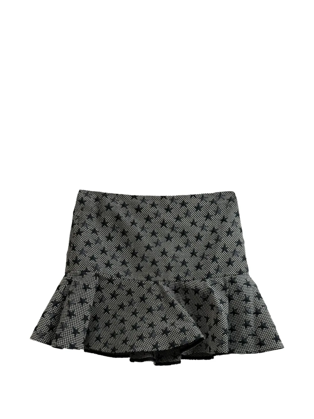 Red Valentino Vintage Stars Accent A-line skirt - Grigio