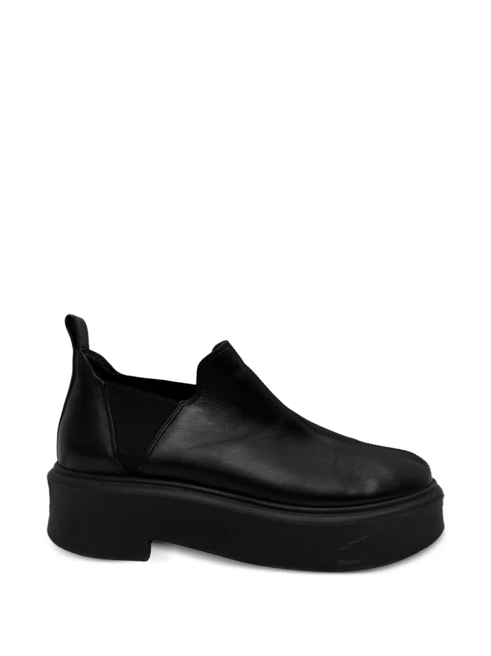 The Row Pre-Owned Robin flatform ankle boots - Nero