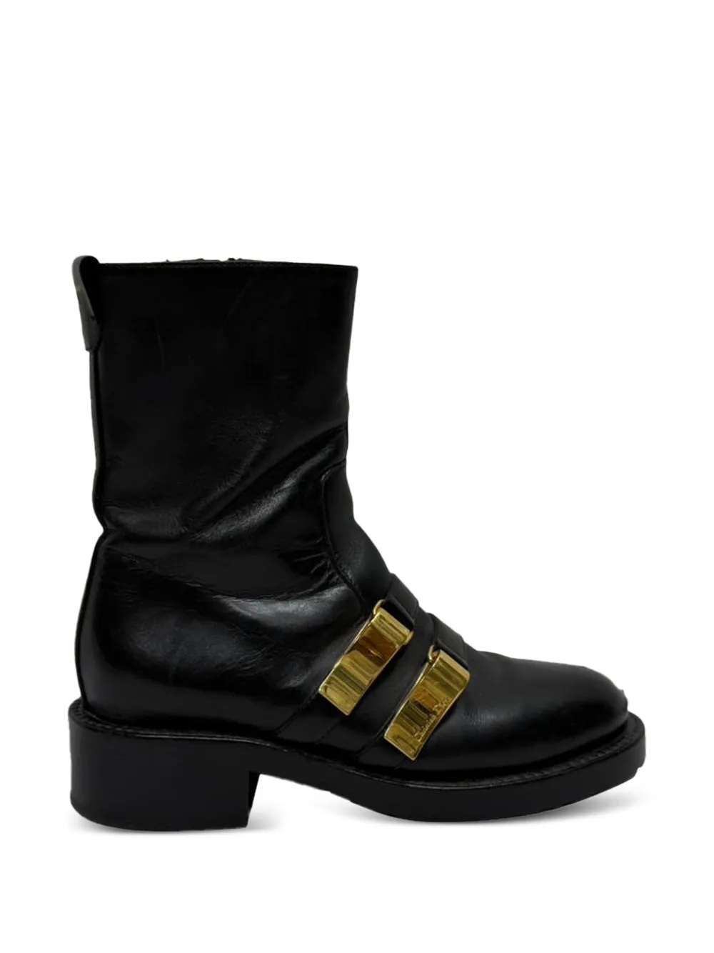 Christian Dior Pre-Owned D-Race buckle ankle boots - Nero