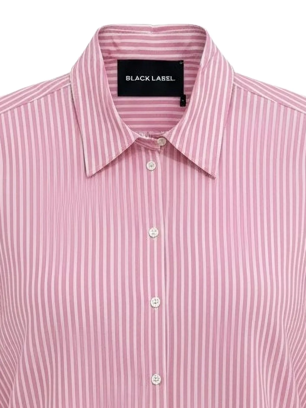 Black Label Gestreept overhemd Roze