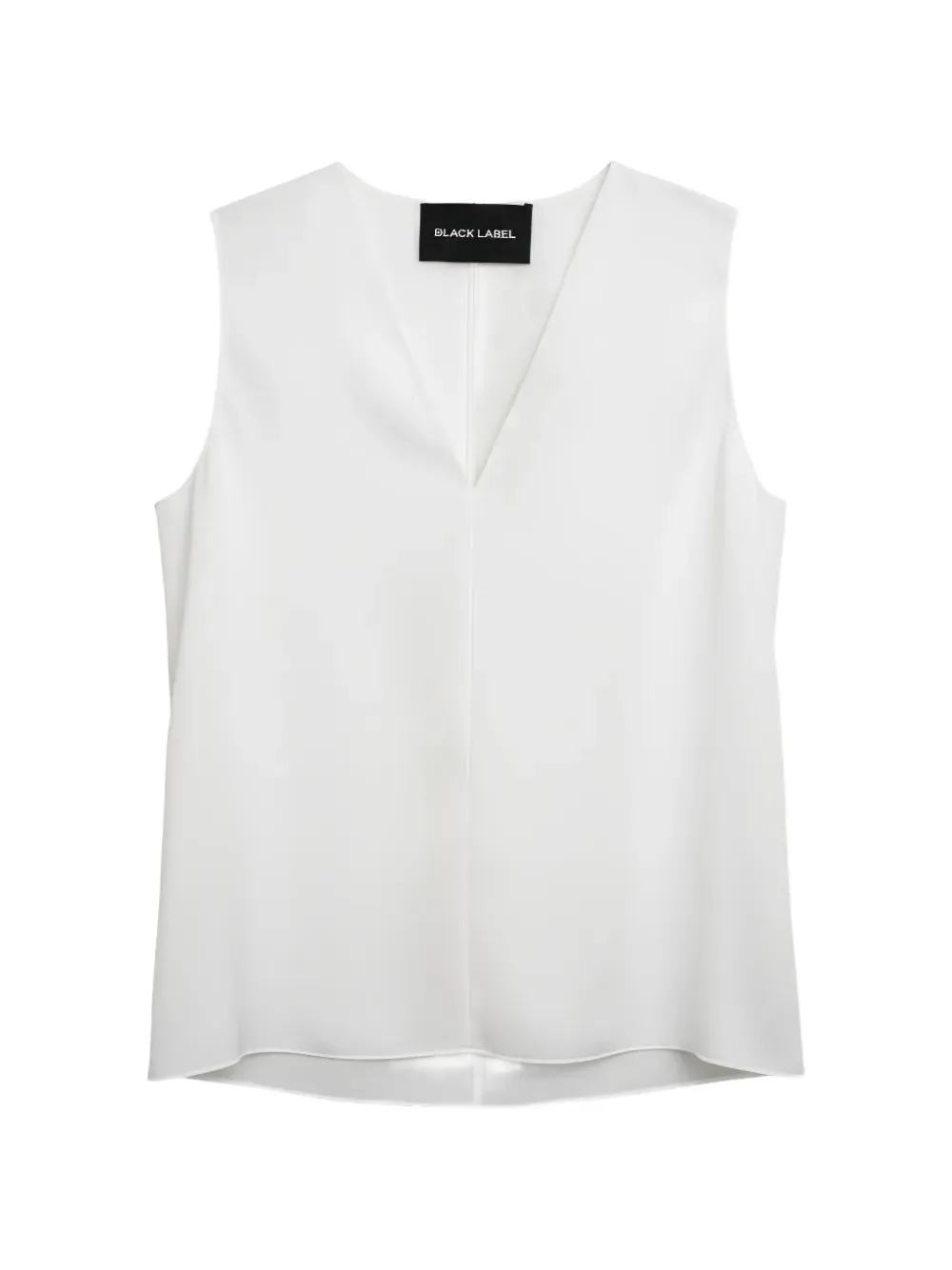 Black Label Mouwloze top Wit