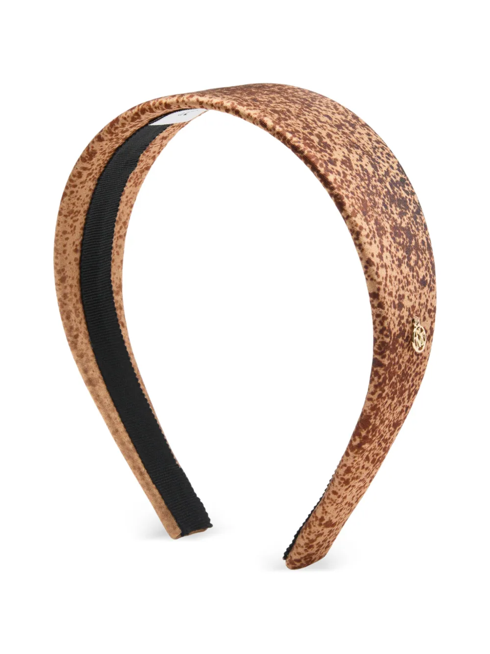 Maison Michel Miwa Haarreif mit Leopardenprint - Nude