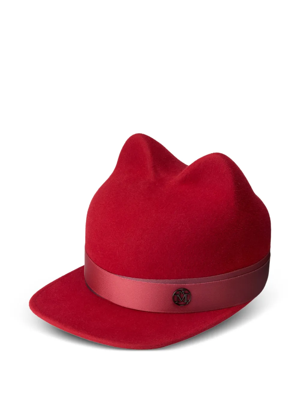 Maison Michel Jamie hoed met kattenoren Rood