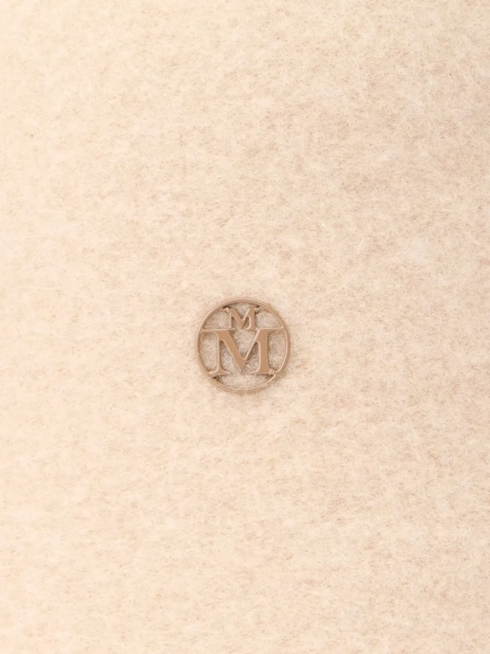 Maison Michel Pablo hoed met logodetail Beige