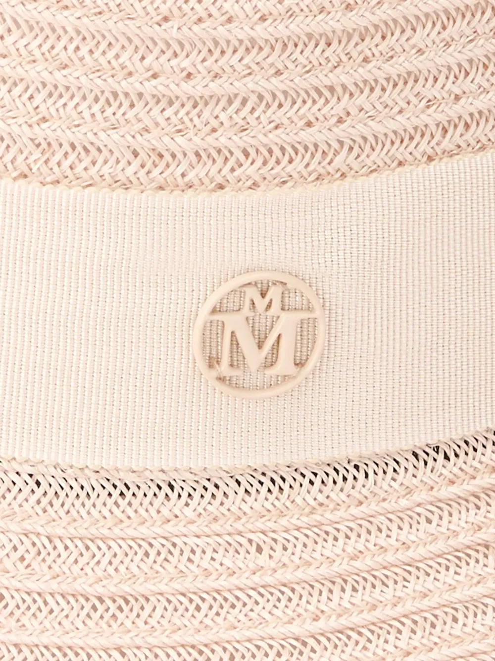 Maison Michel Virginie hoed met grosgrain afwerking Roze