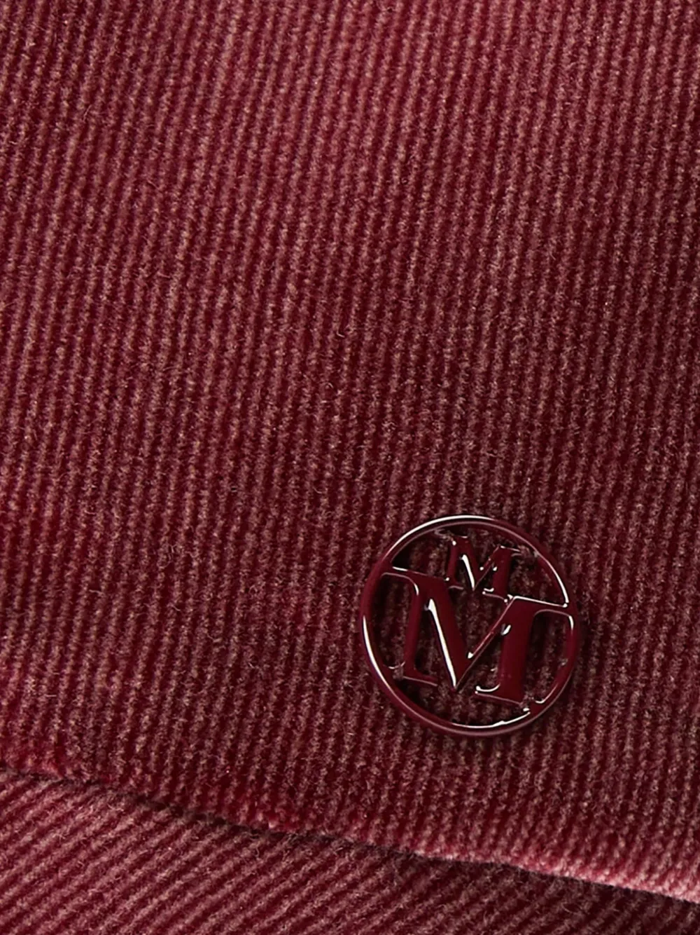 Maison Michel Honkbalpet met logo Rood