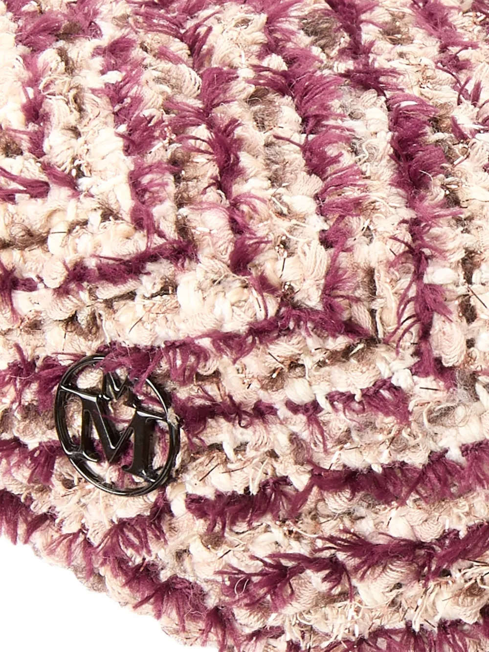 Maison Michel Tweed baret Beige