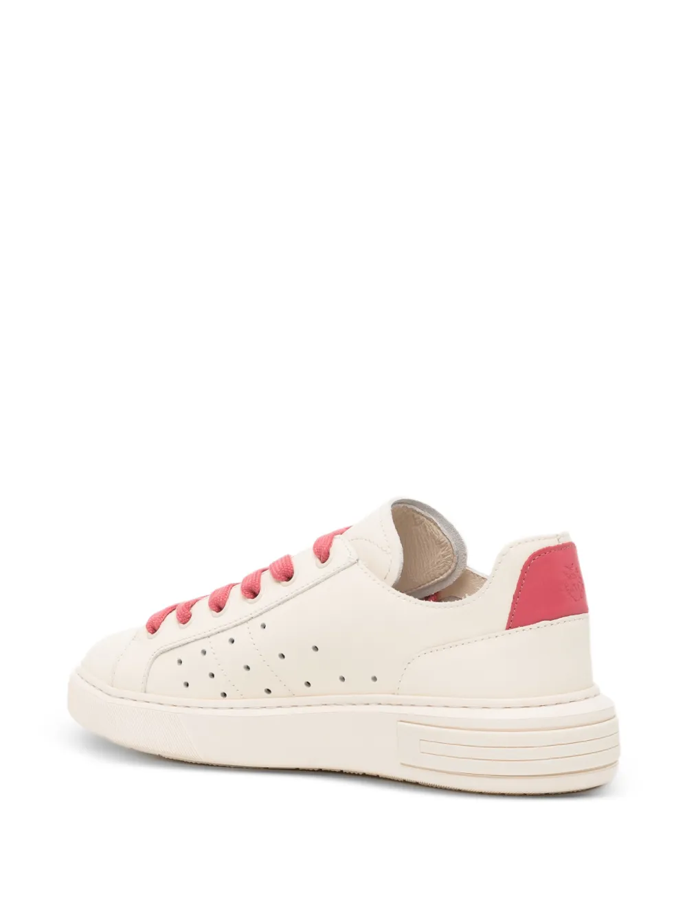 Bally Sneakers met geperforeerd detail en logo-reliëf Beige