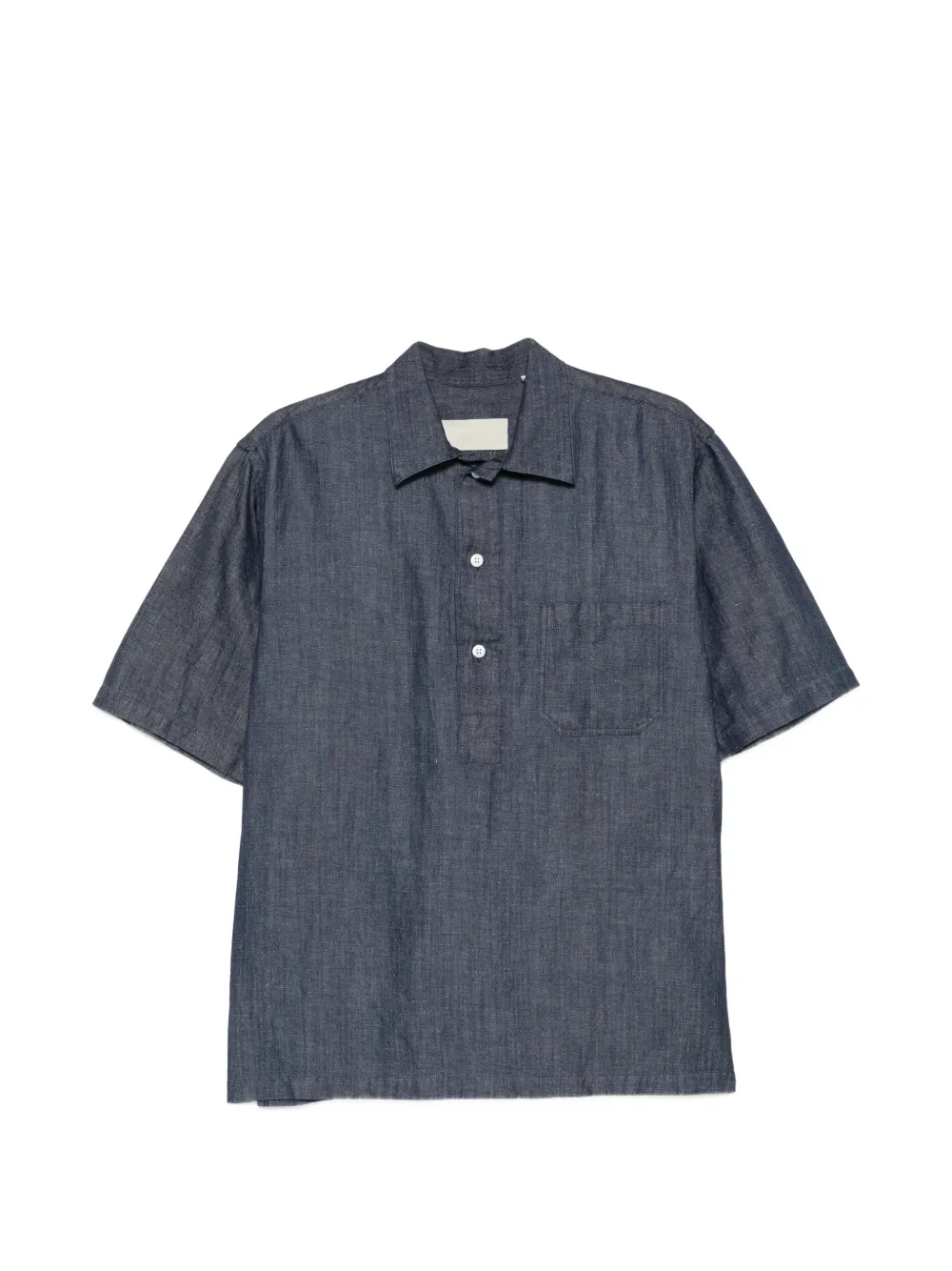 Costumein patch-pocket shirt - Blu